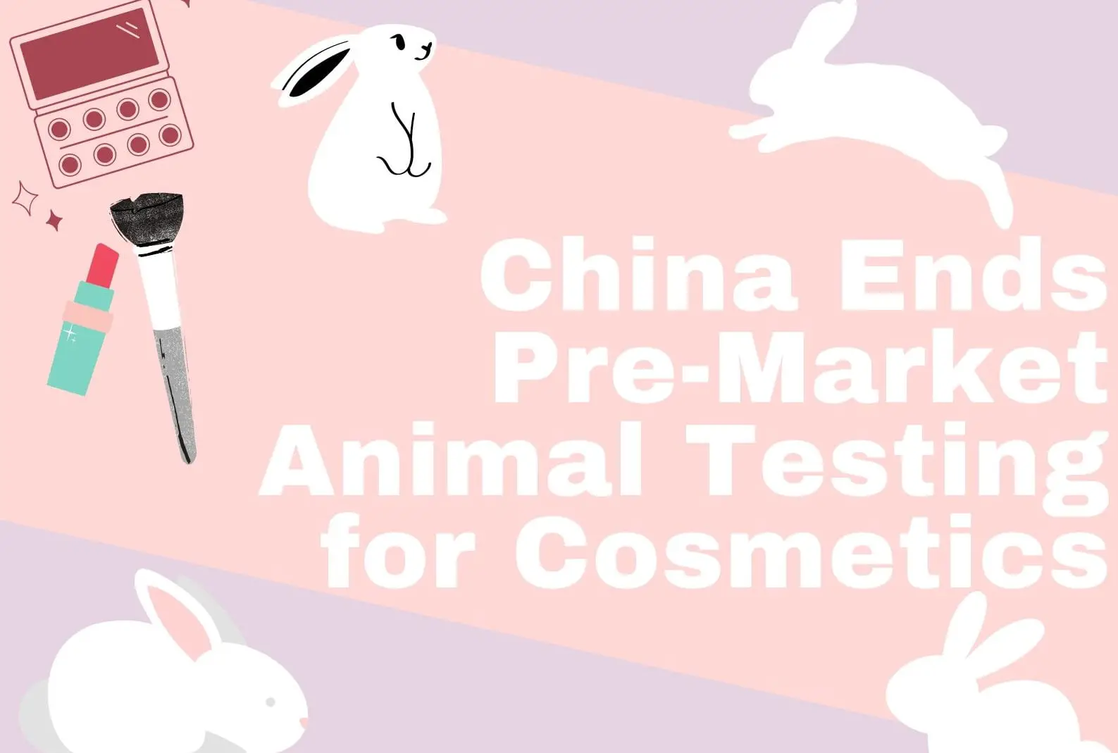 China animal testing poster